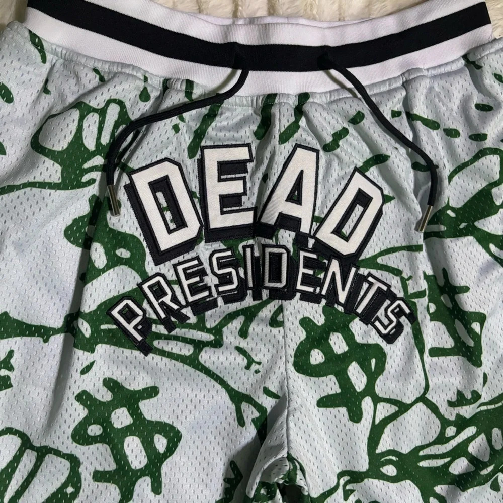 DEAD PRESIDENTS 1995 Men’s Headgear Basketball Athletic Shorts - Picture 6 of 16